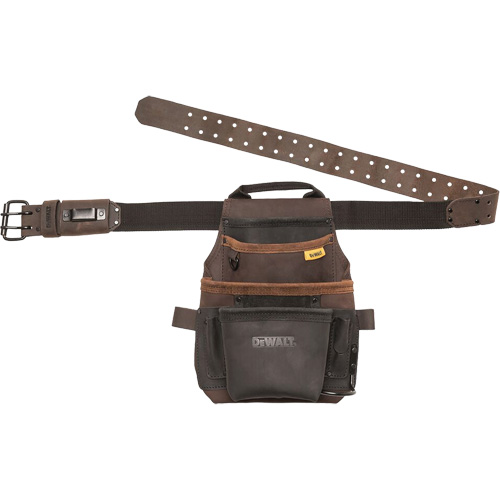 Poche &agrave; outils et ceinture, Porte-outil multiple, Cuir, 12 Poches Oxymax Inc