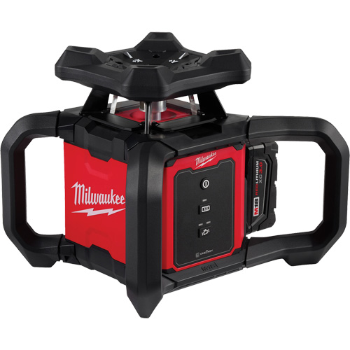 Ensemble de niveau laser rotatif ext&eacute;rieur rouge M18 avec r&eacute;cepteur, 2000' (609,6 m) Oxymax Inc