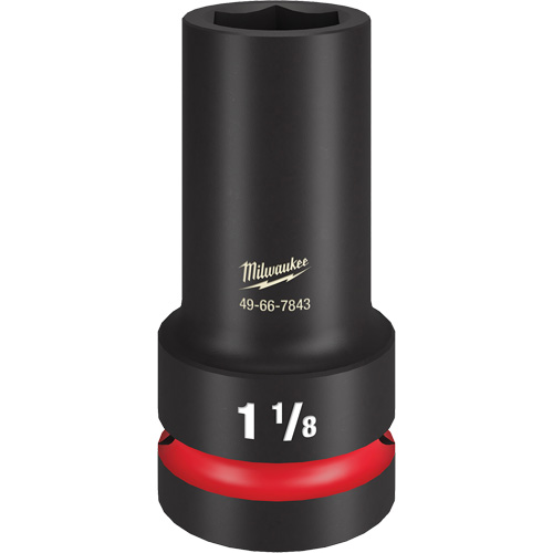 Shockwave Impact Duty Thin Wall Extra Socket, Impact, 1-1/8", 1" Drive, 6 Points, Deep Oxymax Inc