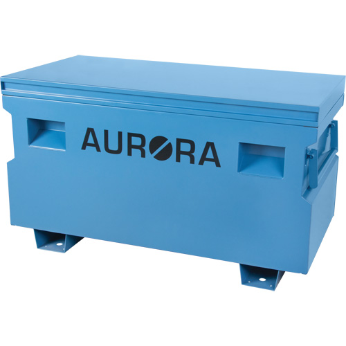 Jobsite Tool Box, 48" x 24" x 27-3/5", Steel, Blue Oxymax Inc