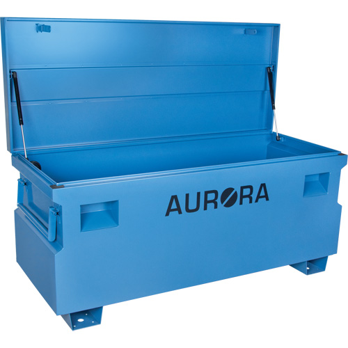 Jobsite Tool Box, 60" x 24" x 27-1/2", Steel, Blue Oxymax Inc