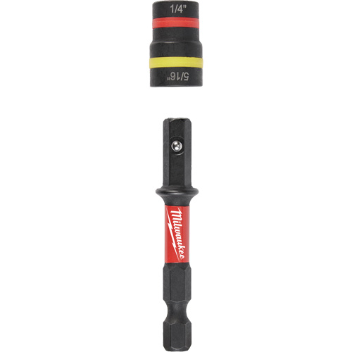 Shockwave Impact Duty Quik-Clear 2-in-1 Nut Drivers, 5/16"/1/4" Drive, 2-1/4" L, Magnetic Oxymax Inc