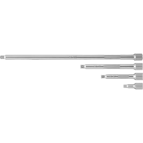 Drive Extension Set, 1/4" Drive, Chrome Finish, 4 Pcs Oxymax Inc