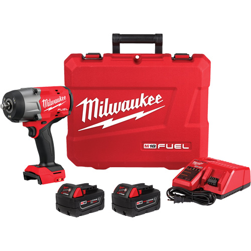 Cl&eacute; &agrave; choc &agrave; couple &eacute;lev&eacute; M18 Fuel avec ensemble d'anneau &agrave; friction, 18 V, Mandrin 1/2" Oxymax Inc