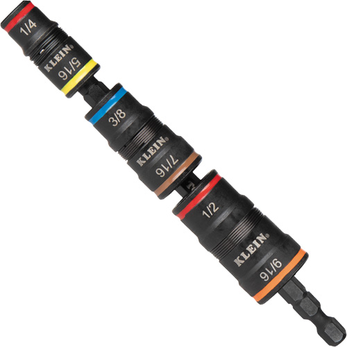 Jeu de douilles &agrave; bascule 7-en-1, 8 Mcx, Chocs, Prise de 1/4'' Oxymax Inc