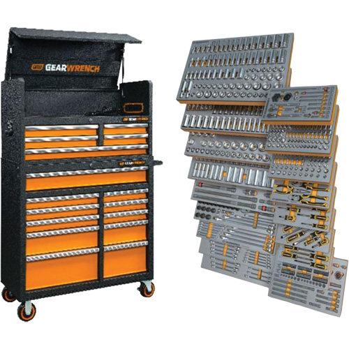 Rangement & jeu d'outils pour m&eacute;canicien, 873 morceaux Oxymax Inc