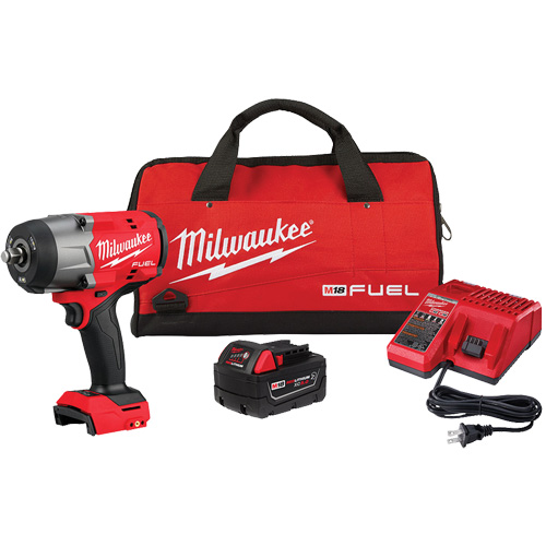 Cl&eacute; &agrave; choc &agrave; couple &eacute;lev&eacute; M18 Fuel avec ensemble d'anneau &agrave; friction, 18 V, Mandrin 1/2" Oxymax Inc