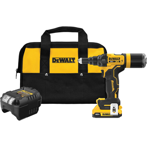 XR&reg; Brushless Cordless 3/16" Rivet Tool Kit Oxymax Inc