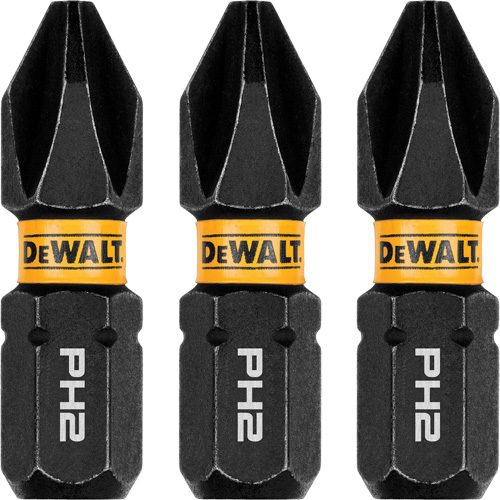 3-Piece FLEXTORQ&reg; Impact Screwdriving Bits, Phillips, #2, 1/4" Drive Oxymax Inc