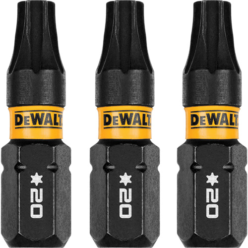 Forets pour tournevis &agrave; chocs FLEXTORQ 3 mcx, Torx, T-20, Prise 1/4" Oxymax Inc