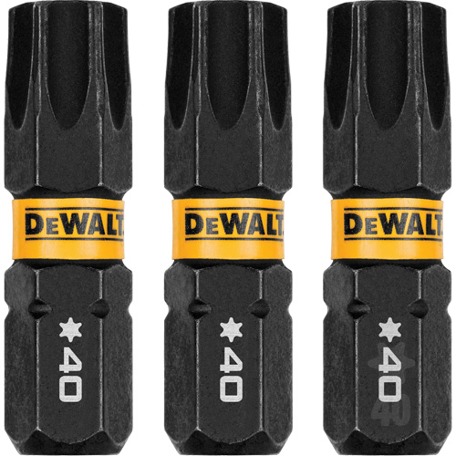 3-Piece FLEXTORQ&reg; Impact Screwdriving Bits, Torx, T-40, 1/4" Drive Oxymax Inc
