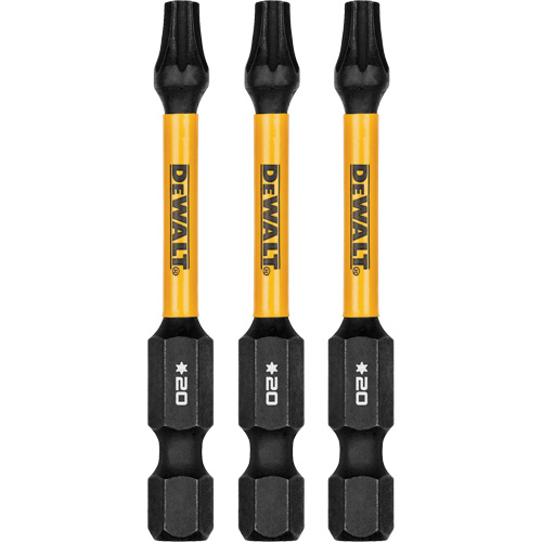 Forets pour tournevis &agrave; chocs FLEXTORQ 3 mcx, Torx, T-20, Prise 1/4" Oxymax Inc