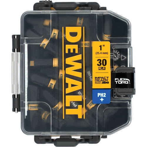 Jeu de forets &agrave; chocs FLEXTORQ 30 mcx, Phillips, #2, Prise 1/4" Oxymax Inc