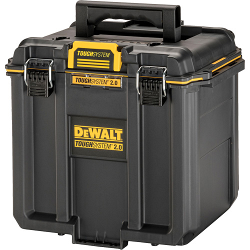 ToughSystem&reg; 2.0 Deep Compact Toolbox, 10" x 15-7/20" x 13-4/5", Black/Yellow Oxymax Inc
