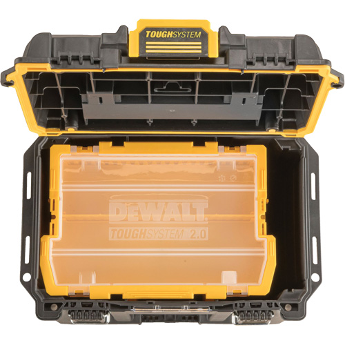 ToughSystem&reg; 2.0 Deep Compact Toolbox, 10" x 15-7/20" x 13-4/5", Black/Yellow Oxymax Inc