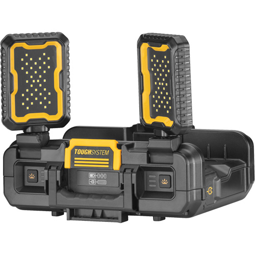 ToughSystem&reg; 2.0 Adjustable Work Light with Storage, 16" x 11" x 14", Black/Yellow Oxymax Inc