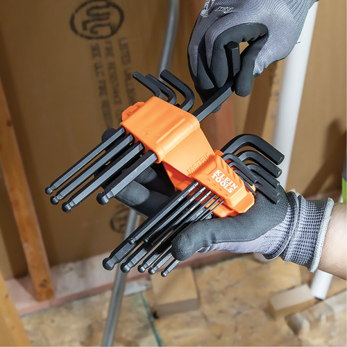 L-Style Long Ball-End Hex Key Set, 10 Pcs., Metric Oxymax Inc