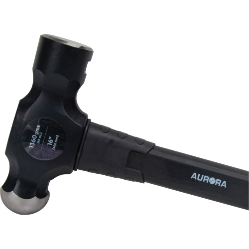 Marteau &agrave; panne ronde, Poids de la t&ecirc;te 48 oz, Face Ordinaire, Prise Fibre de verre Oxymax Inc