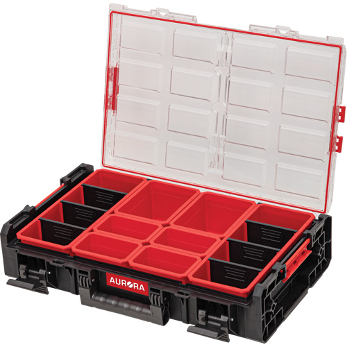 Organisateur 2 fois tr&egrave;s-grand avec bacs Arx, 23" x 15-1/5" x 6-4/5", Noir Oxymax Inc