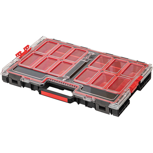 Grand organisateur avec bacs Arx, 21" x 15" x 3", Noir Oxymax Inc