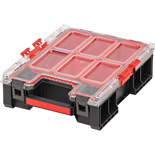 Organisateur moyen haut avec bacs Arx, 10-2/5" x 14-3/10" x 4-1/5", Noir Oxymax Inc