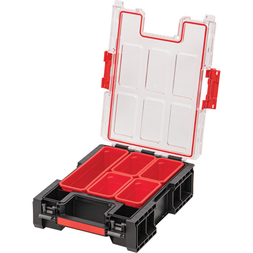 Organisateur moyen haut avec bacs Arx, 10-2/5" x 14-3/10" x 4-1/5", Noir Oxymax Inc