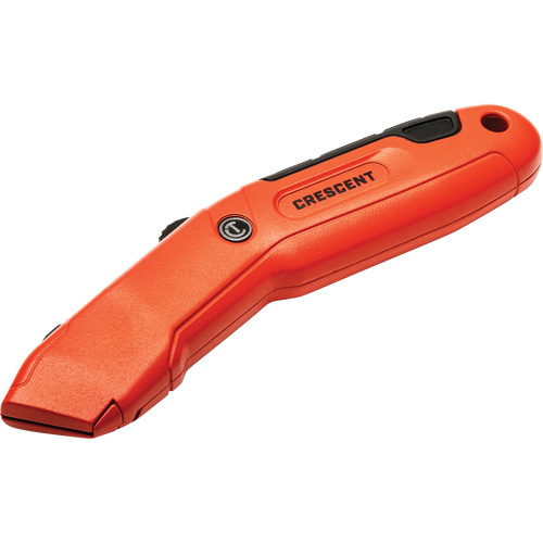 Couteau de s&eacute;curit&eacute; autor&eacute;tractable, 1", Acier, Prise en Aluminium Oxymax Inc