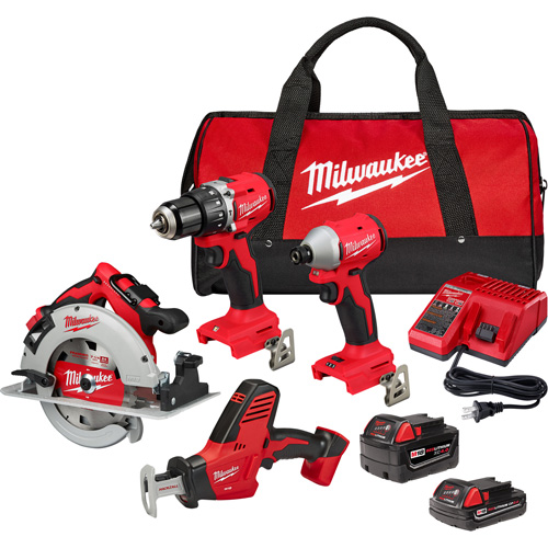 4-Tool Combo Kit, Lithium-Ion, 18 V Oxymax Inc