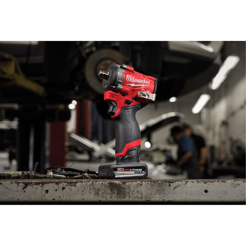 Fuel Stubby Impact Wrench, 12 V, 1/2" Socket Oxymax Inc