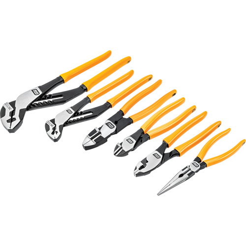 PITBULL Dipped Handle Mixed Plier Set, 6 Pieces Oxymax Inc