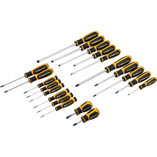 Jeu de tournevis bimat&eacute;riau &agrave; fente, Phillips, Torx, 20 mcx. Oxymax Inc