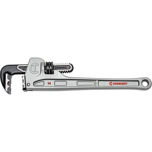 K9 Jaw Pipe Wrench, 2-3/8" Jaw Capacity, 14" Long, Powder Coated Finish, Non-Ergonomic Handle Oxymax Inc