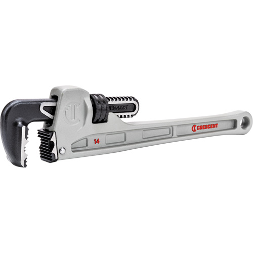K9 Jaw Pipe Wrench, 2-3/8" Jaw Capacity, 14" Long, Powder Coated Finish, Non-Ergonomic Handle Oxymax Inc