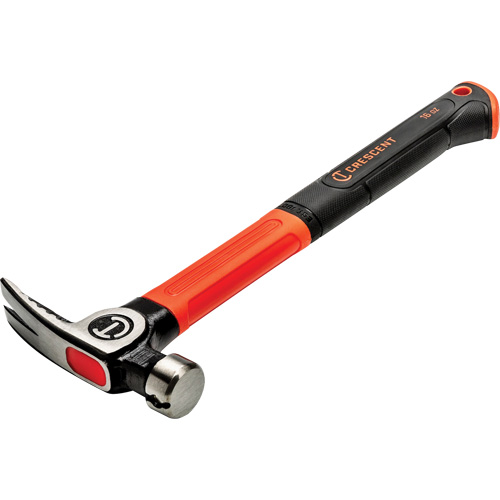 General Purpose Hammer, 16 oz., Fibreglass/Cushion Handle, 14" L Oxymax Inc