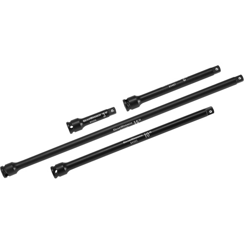 Jeu de rallonges &agrave; chocs, Prise de 3/8", Fini Phosphate de mangan&egrave;se, 4 Mcx Oxymax Inc