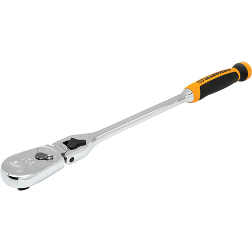 90-Tooth Dual Material Locking Flex Head Teardrop Ratchet Oxymax Inc