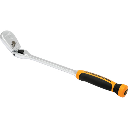 90-Tooth Dual Material Locking Flex Head Teardrop Ratchet Oxymax Inc