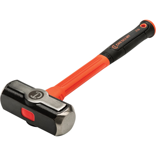 Fiberglass Engineer Hammer, 4 lbs Head Weight, 14" L Oxymax Inc