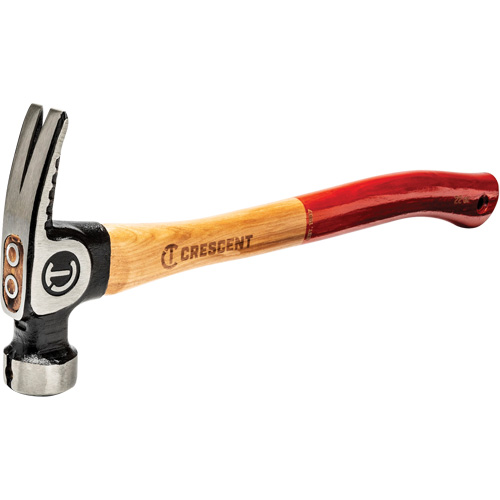 Marteau de charpente &agrave; face meul&eacute;e, 22 oz, Prise en Bois, 18" lo Oxymax Inc
