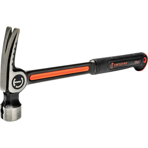 Milled-Face Framing Hammer, 28 oz., Solid Steel Handle, 16" L Oxymax Inc