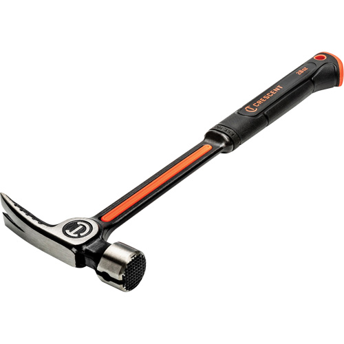 Milled-Face Framing Hammer, 28 oz., Solid Steel Handle, 16" L Oxymax Inc