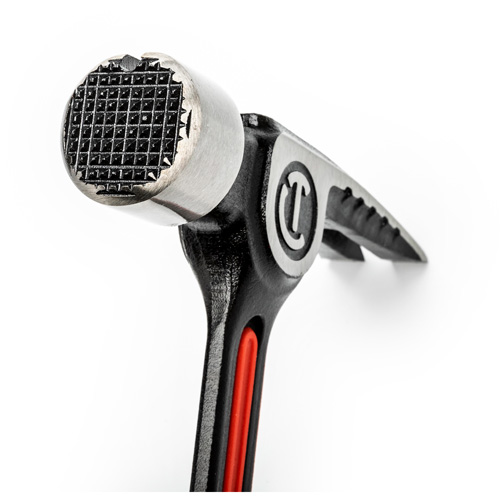 Milled-Face Framing Hammer, 28 oz., Solid Steel Handle, 16" L Oxymax Inc