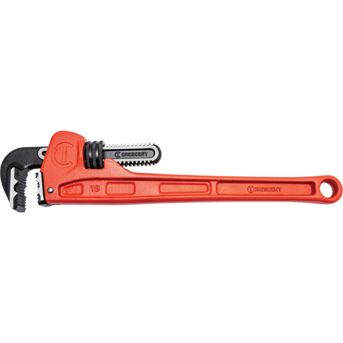 K9 Jaw Pipe Wrench, 2-7/8" Jaw Capacity, 18" Long, Powder Coated Finish, Ergonomic Handle Oxymax Inc