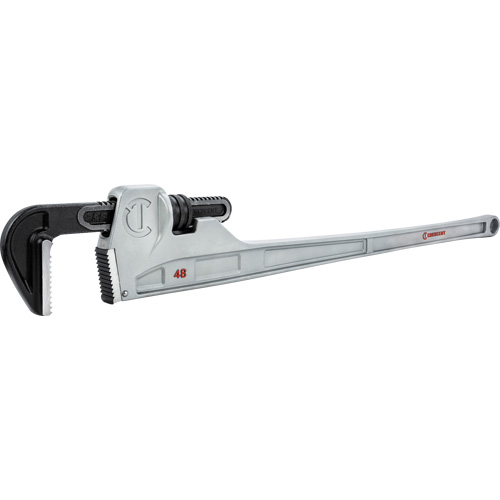 Pipe Wrench, 6" Jaw Capacity, 48" Long, Powder Coated Finish, Non-Ergonomic Handle Oxymax Inc