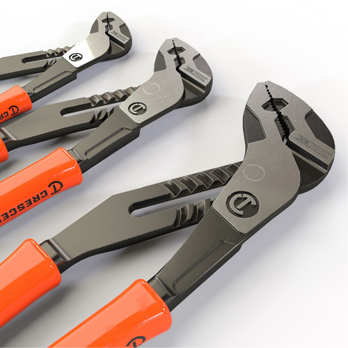 Jeu de pinces bouvet&eacute;es avec manche tremp&eacute; et m&acirc;choire droite Z2 K9, 3 Morceaux Oxymax Inc