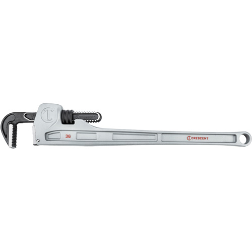 Pipe Wrench, 5" Jaw Capacity, 36" Long, Powder Coated Finish, Non-Ergonomic Handle Oxymax Inc