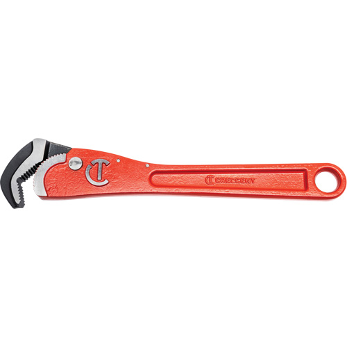 Self-Adjusting Pipe Wrench, 1-1/2" Jaw Capacity, 12" Long, Powder Coated Finish, Non-Ergonomic Handle Oxymax Inc