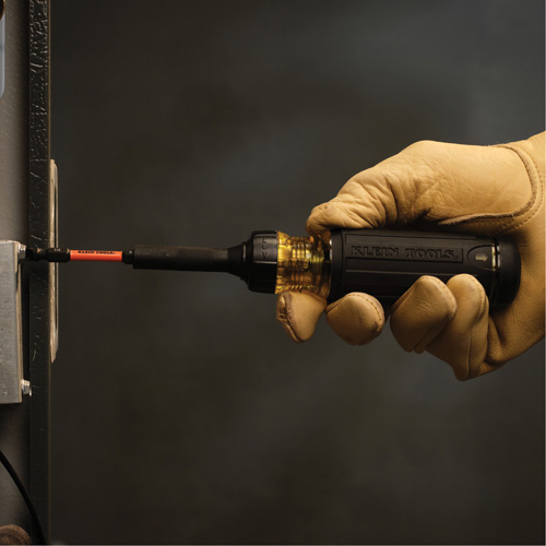 15-in-1 Ratcheting Impact-Rated Multi-Bit Torsion Zone Screwdriver, 9-1/2" L, Cushion Grip Handle Oxymax Inc