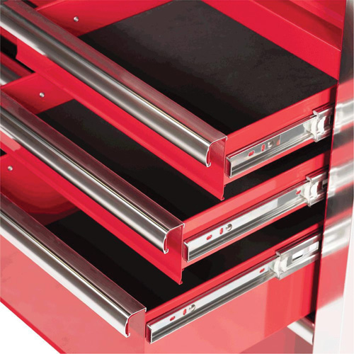 PRC4211 Armoire roulante de s&eacute;rie Pro, 11 tiroirs, 42" la x 18" p x Rouge Oxymax Inc