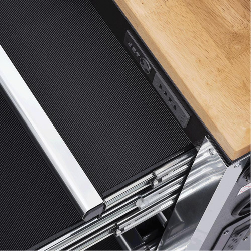 HDRC5212 HD Series Roller Cabinet, 12 Drawers, 51-1/4" W x 21" D x 40-3/10" H, Black Oxymax Inc
